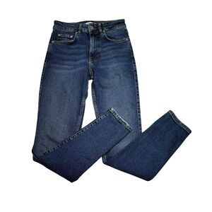 Anine Bing Womens Skinny Jeans Size 24 Blue Mid Rise Classic Denim